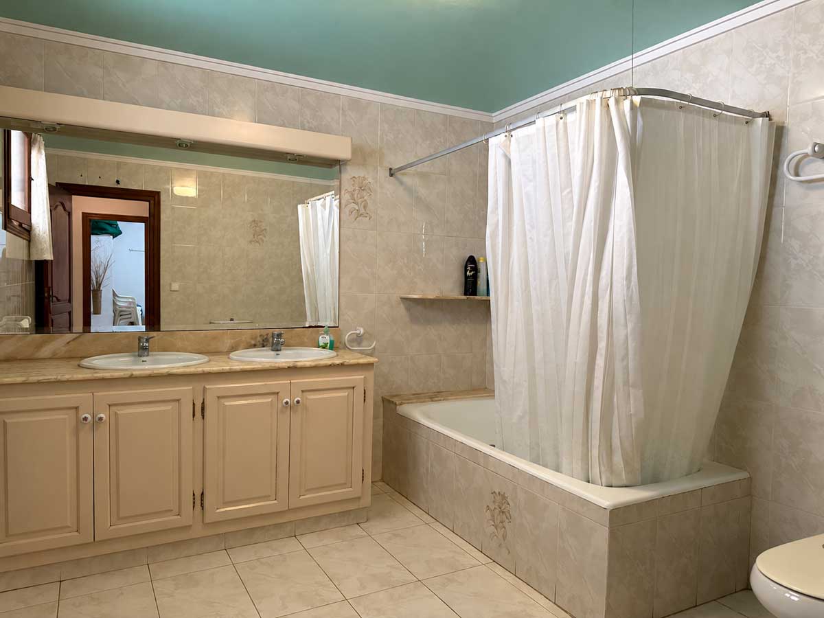 bathroom downstairs