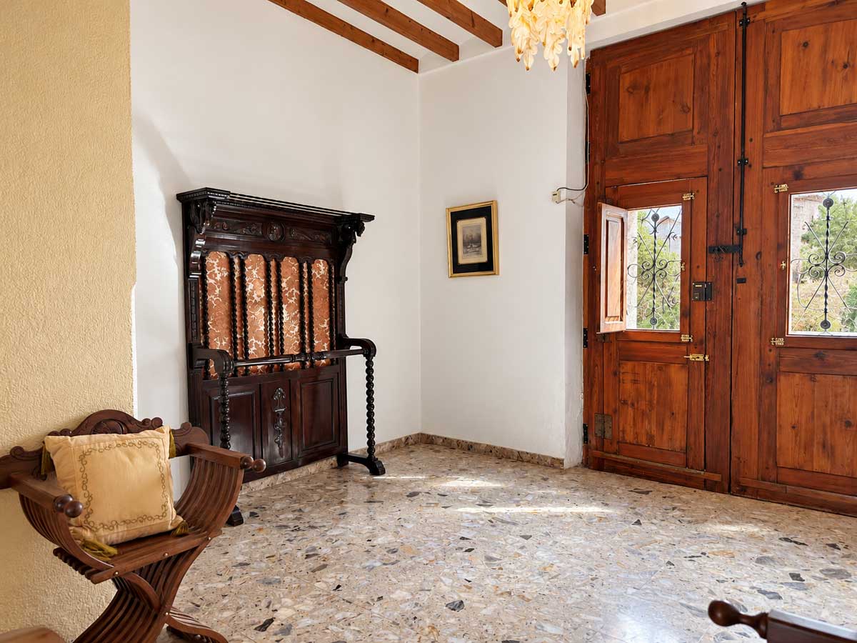 frontdoor and seating village house for sale in vall de laguar