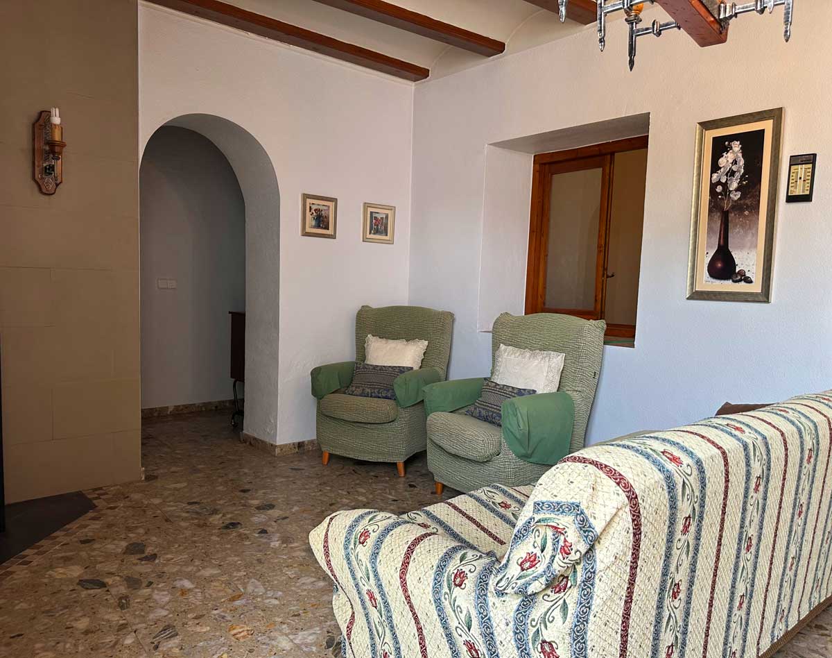 snug at the back of the village house in vall delaguar