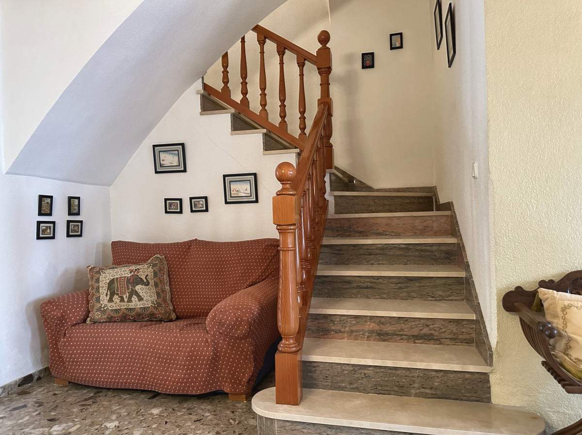 staircase elegant village house for sale