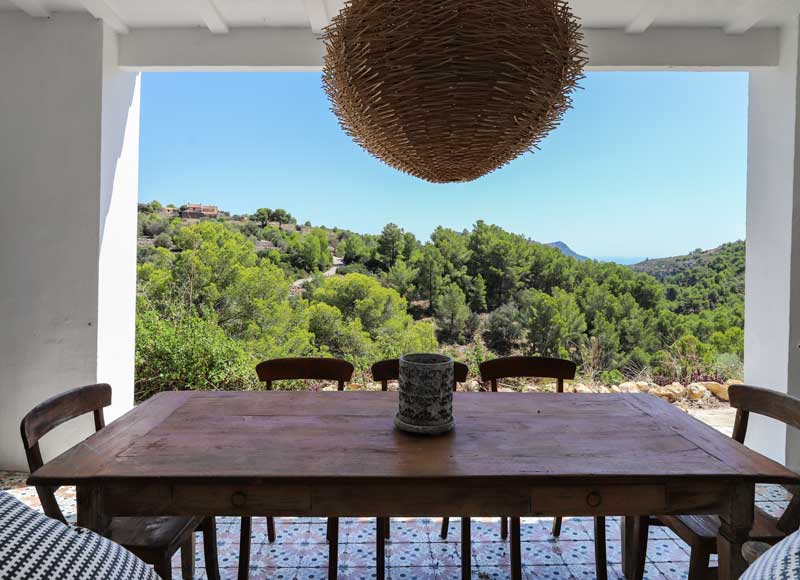 Finca te koop costa blanca uitzicht veranda