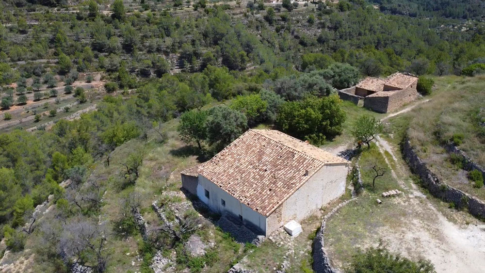 dry stone farmhouse to restore for sale in Benissa Alicante 